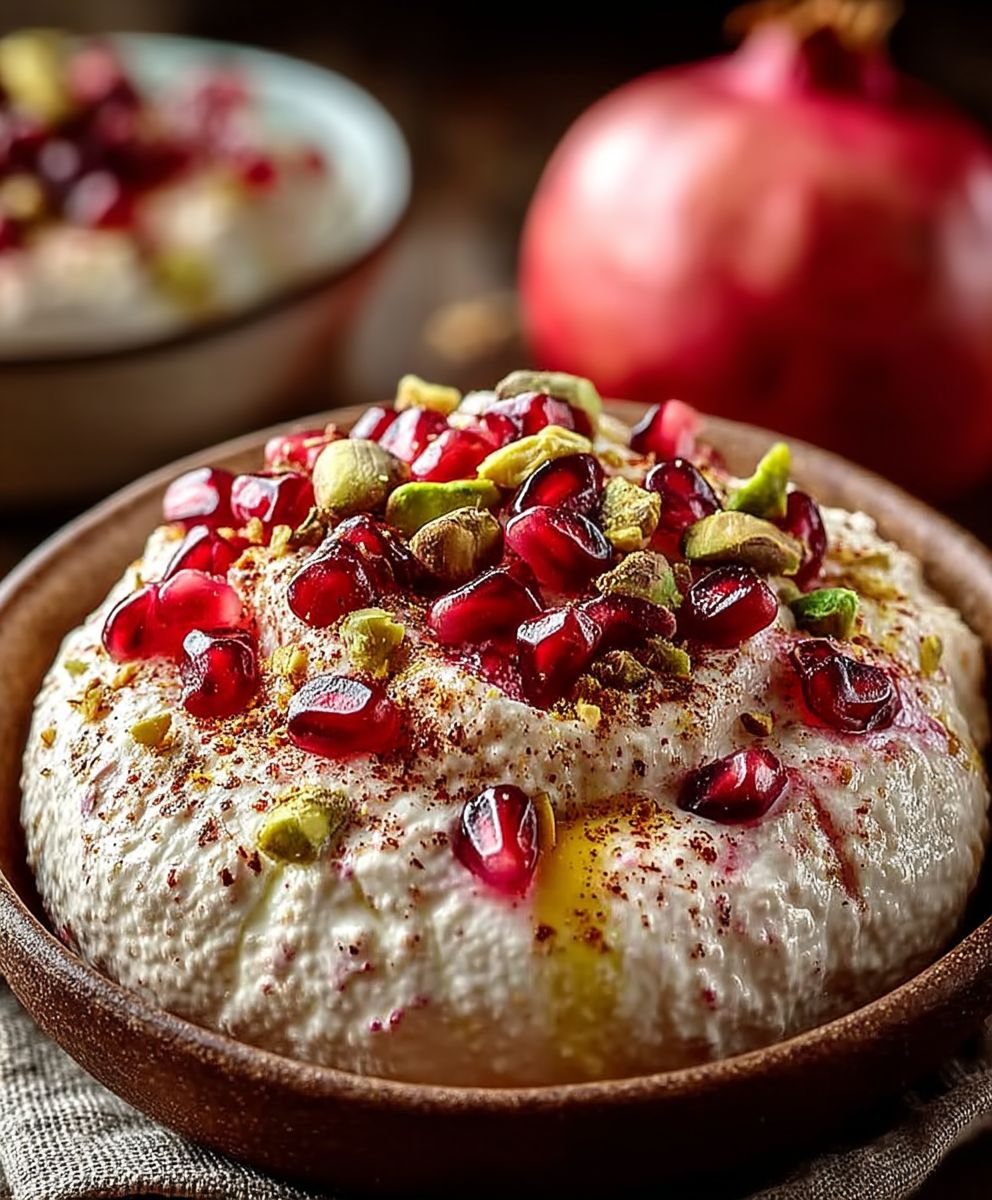 Pomegranate Pistachio Whipped Feta