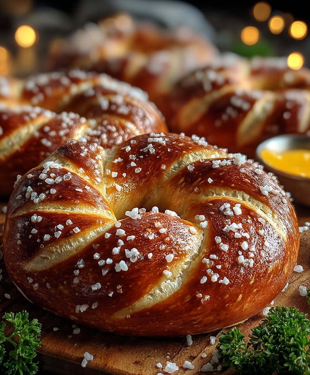 Soft Chewy Pretzels