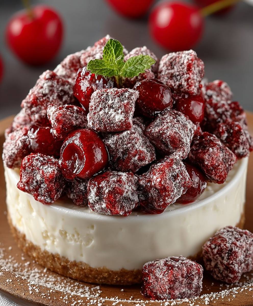 Cherry Cheesecake Puppy Chow