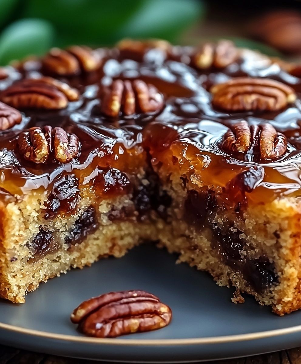 Pecan Upside Down Cake