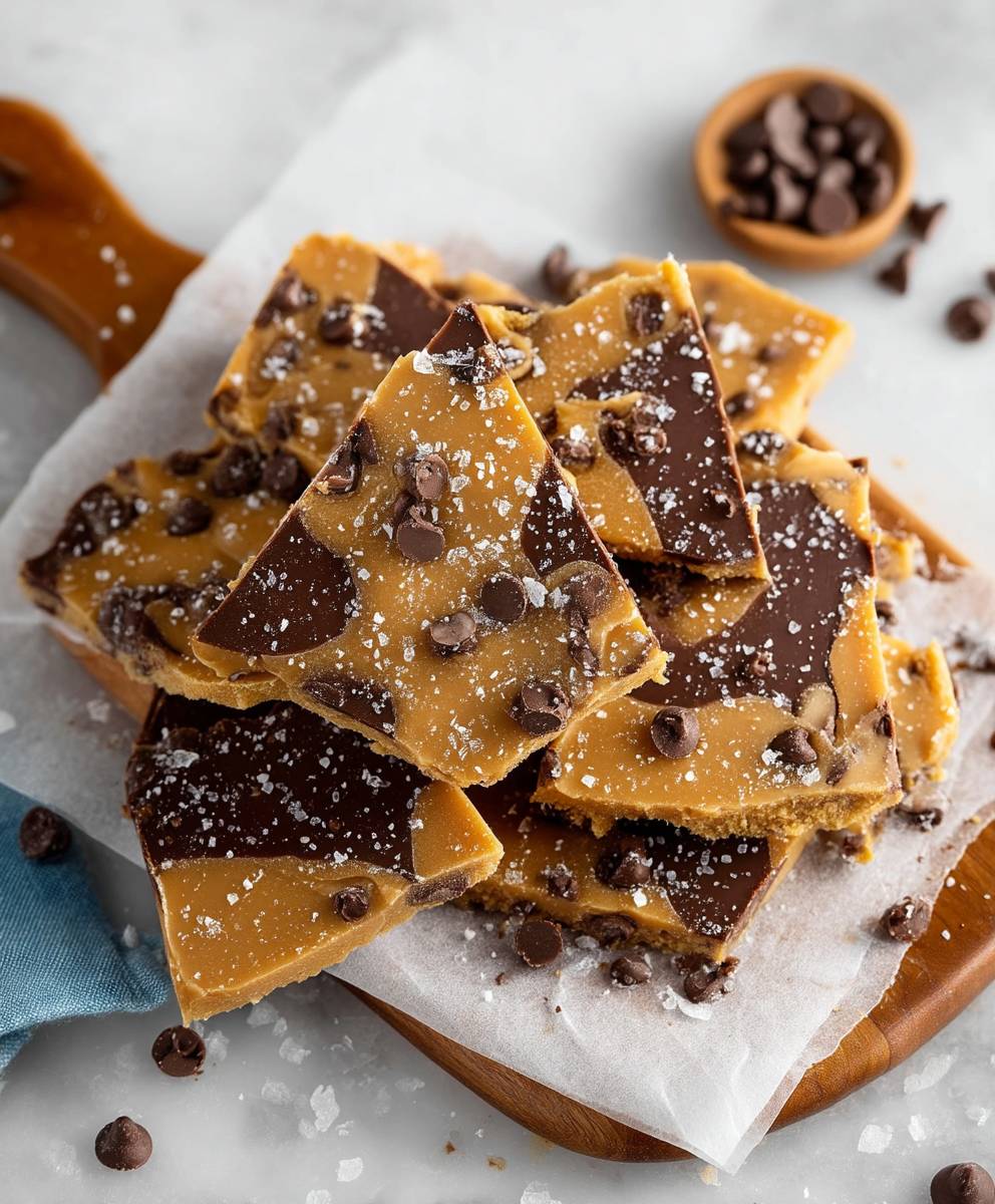Healthy Cookie Dough Bark