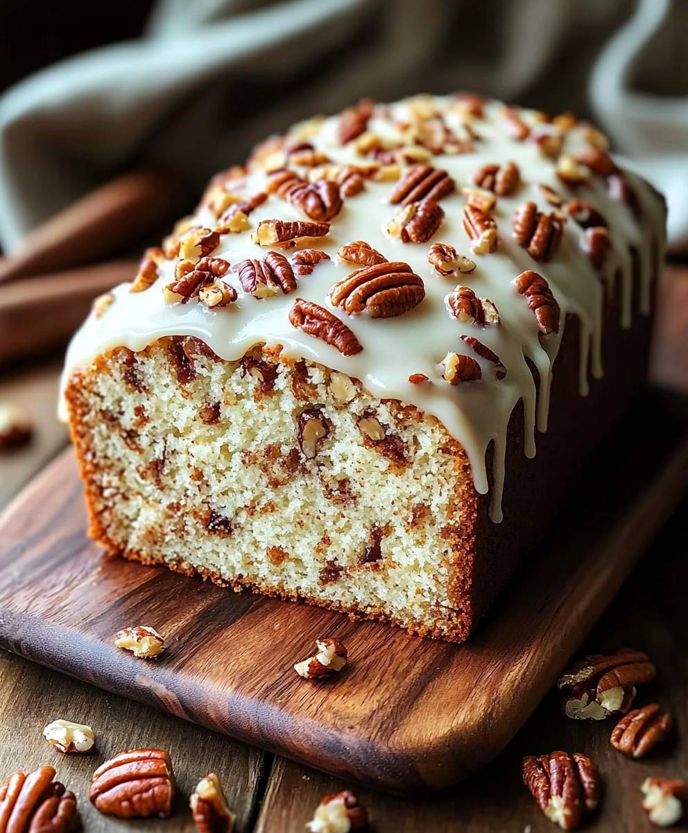 Butter Pecan Cake Loaf