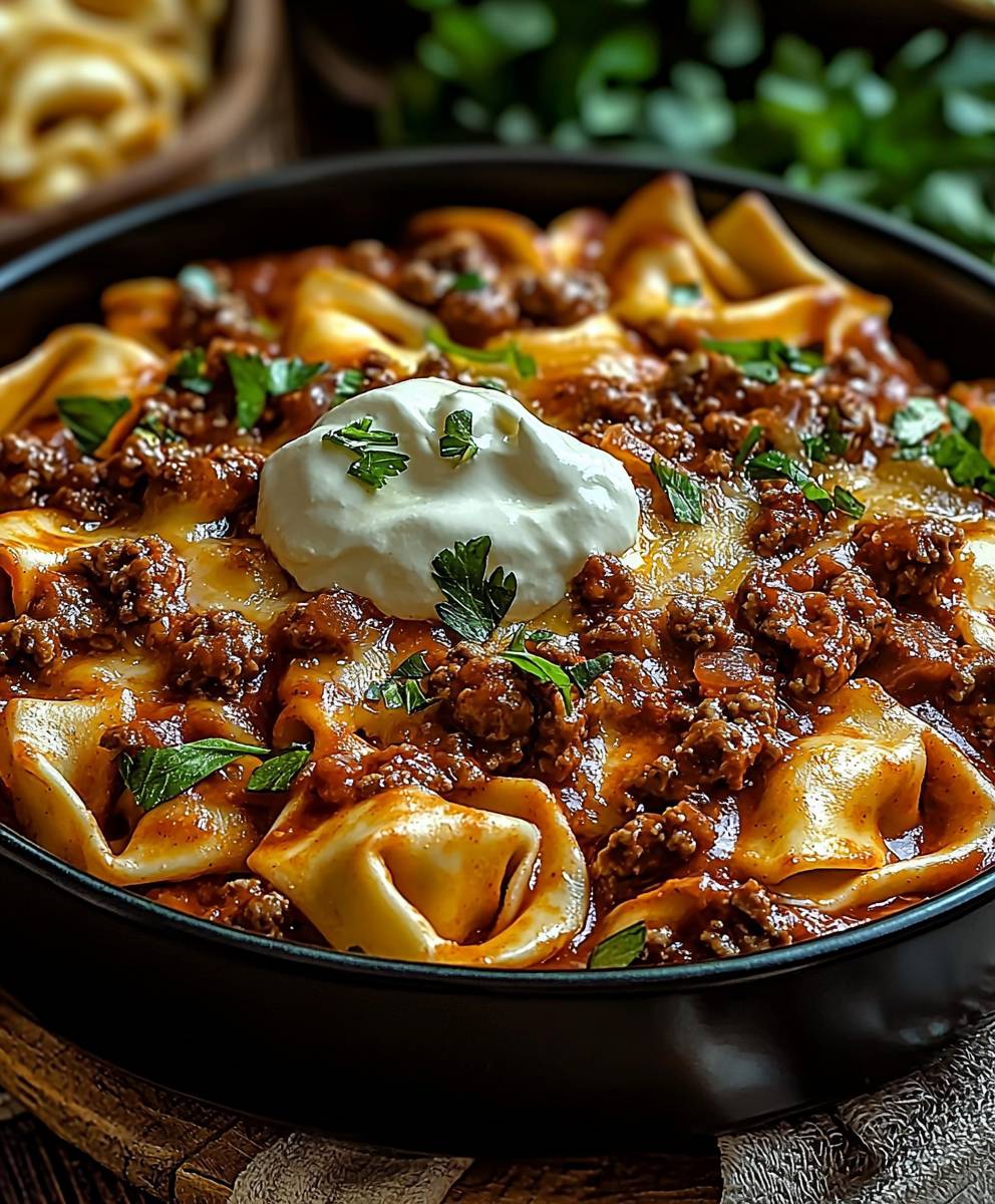 Beef Enchilada Tortellini