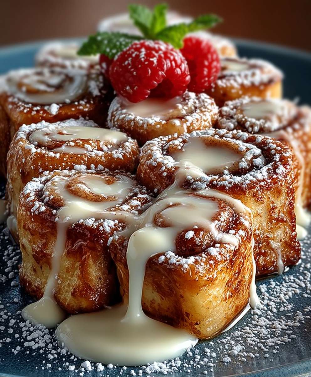 Cinnamon roll french toast