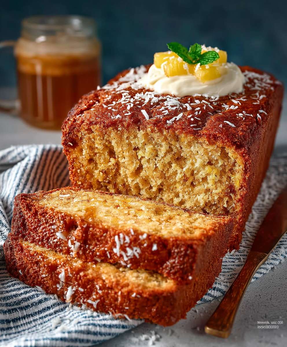 Hawaiian Banana Bread Pineapple Coconut