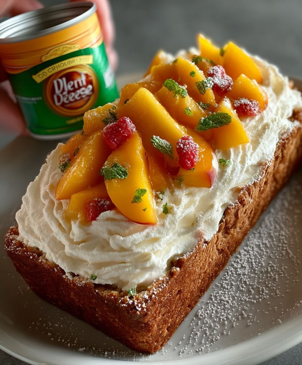 Peaches Cream Cheese Loaf