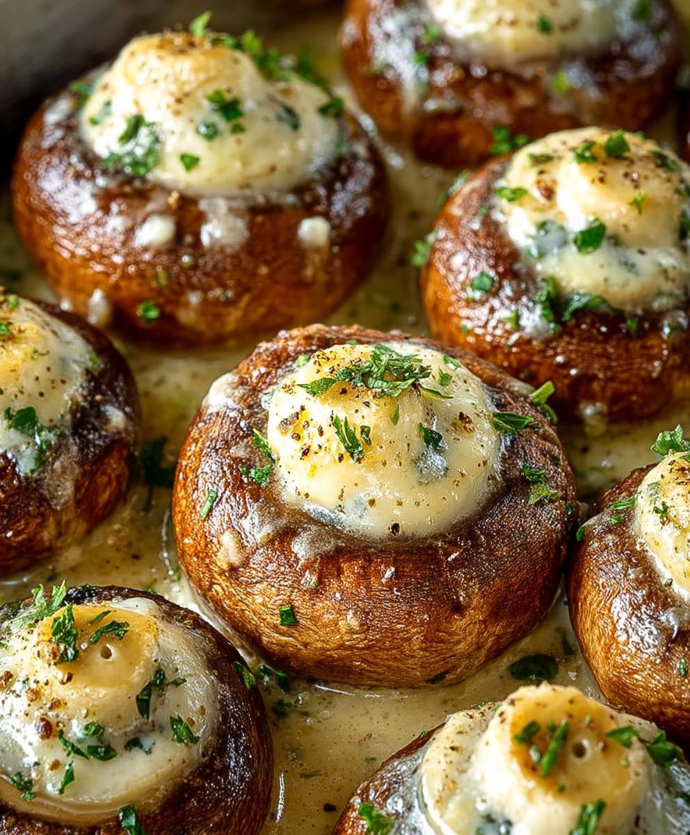 Garlic Parmesan Mushrooms