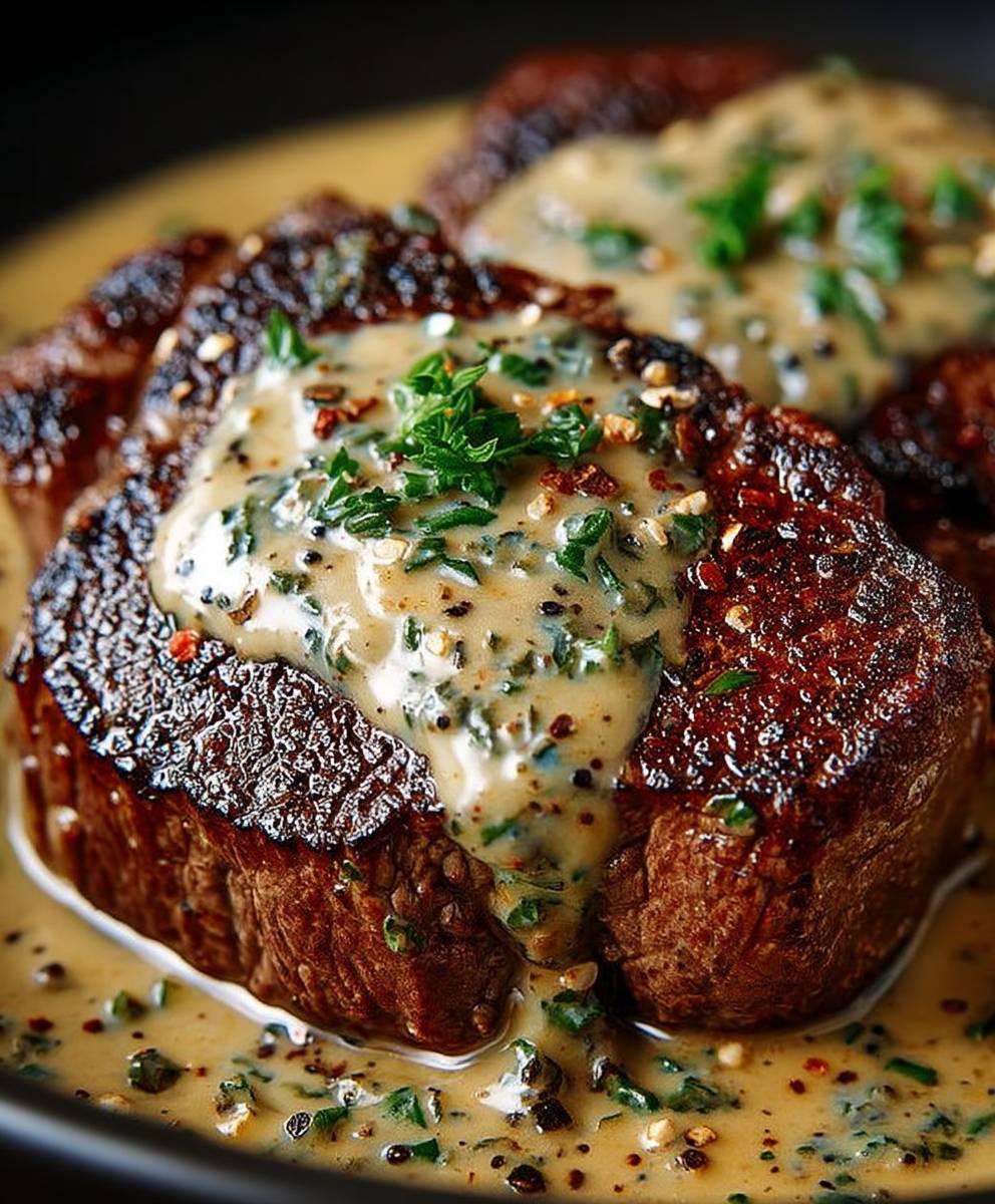 Creamy Garlic Steak