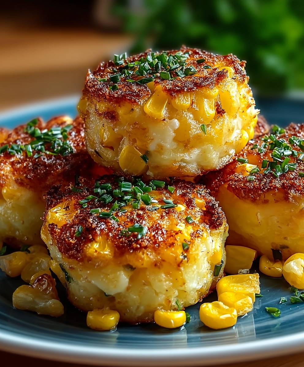 Cheddar Corn Potato Bites