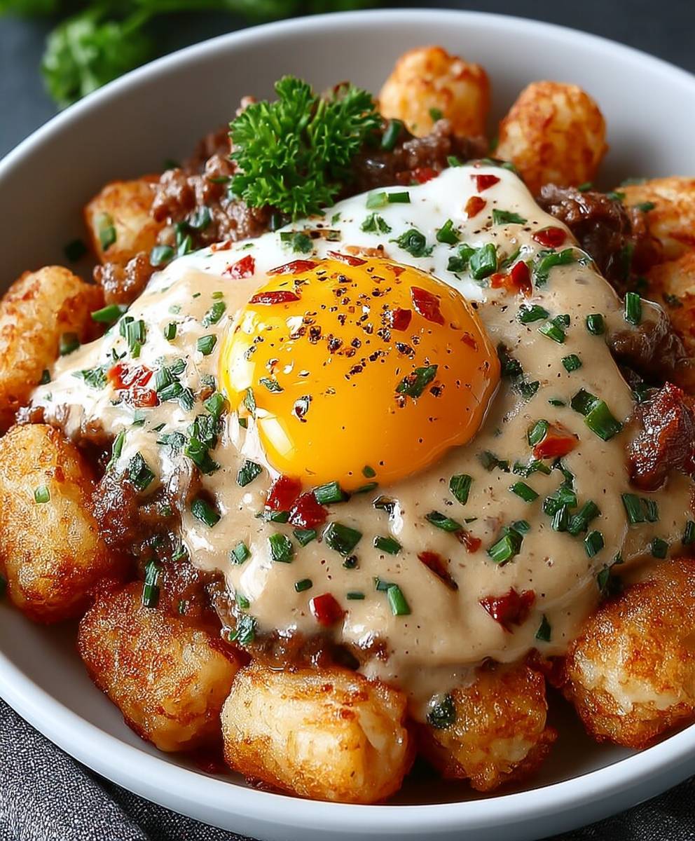 Tater Tot Breakfast Bowl