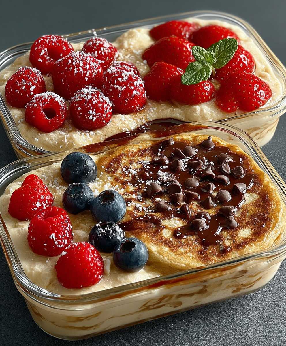 Protein pancake bowls