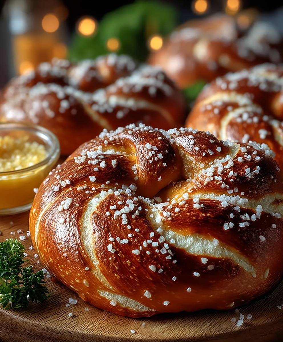 Soft Chewy Pretzels