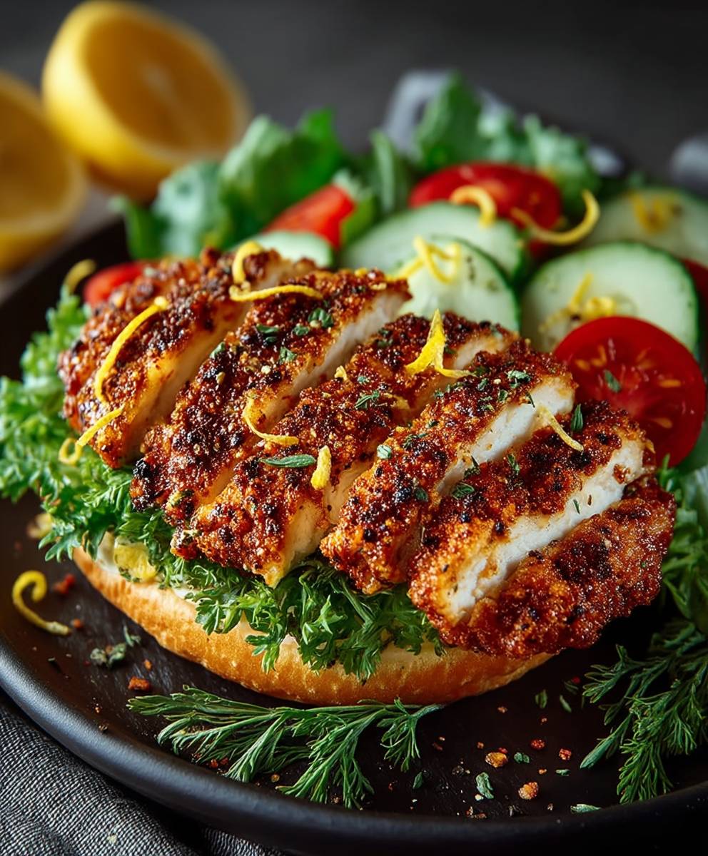 Lemon Pepper Chicken Sandwich