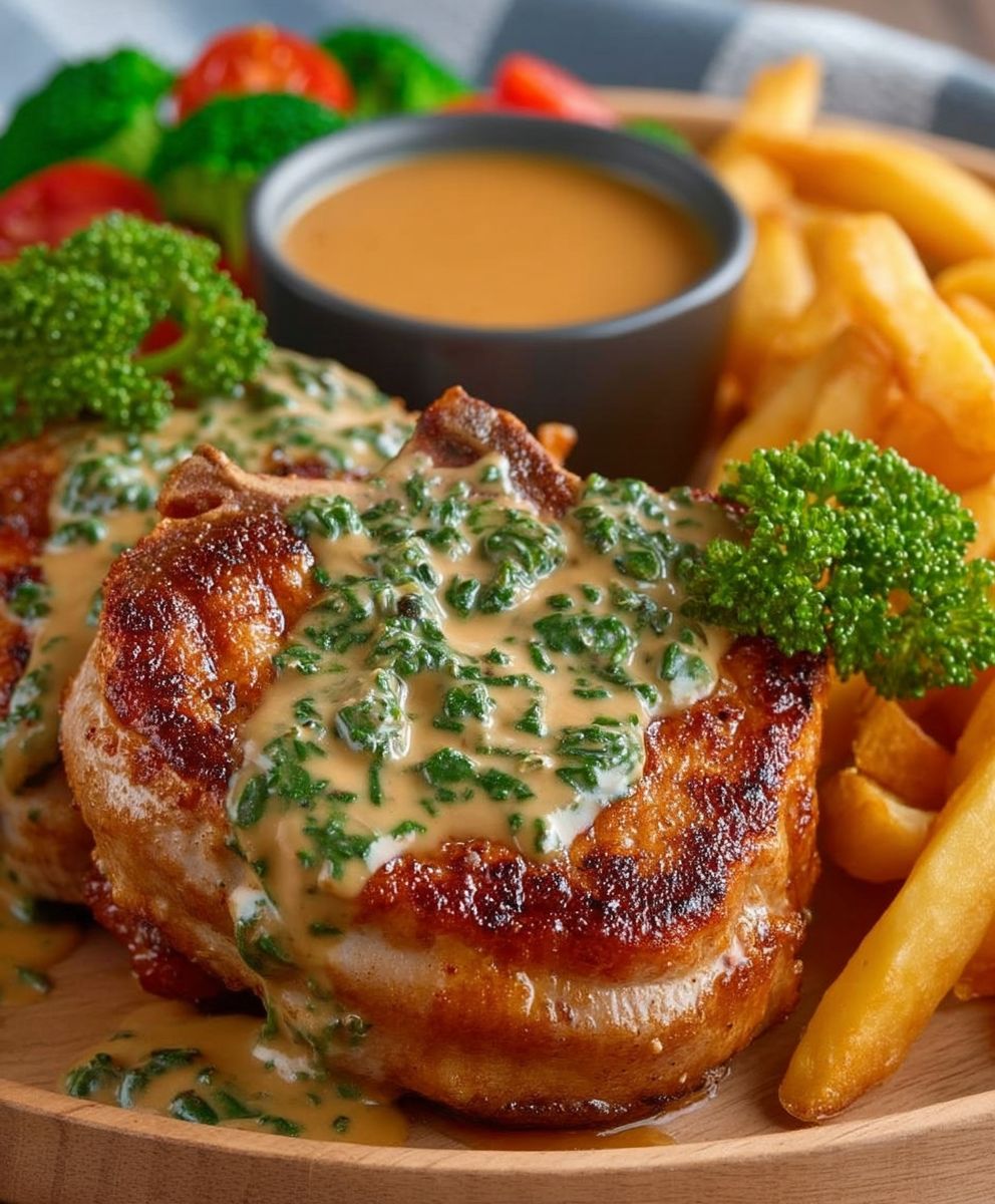 Ranch pork chops