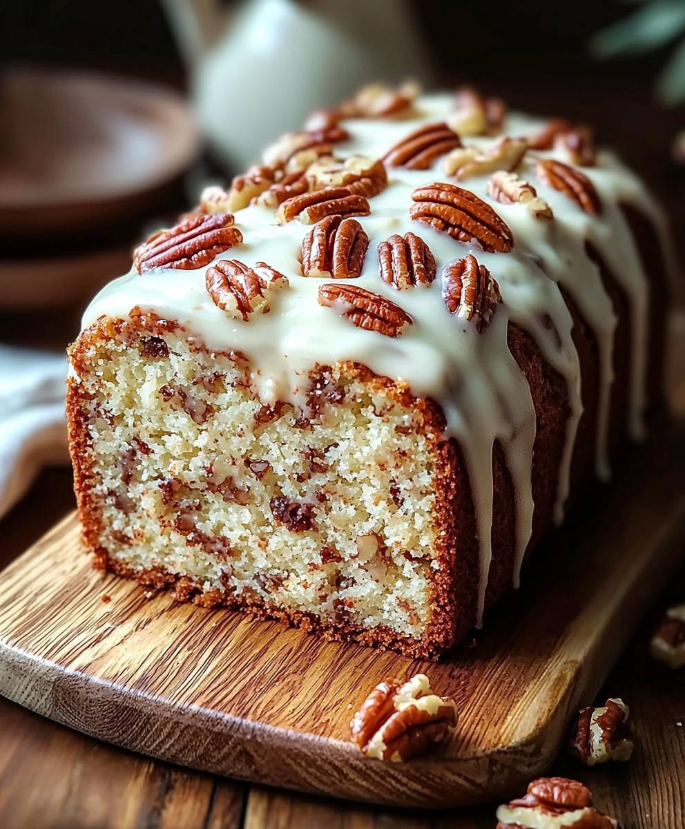 Butter Pecan Cake Loaf