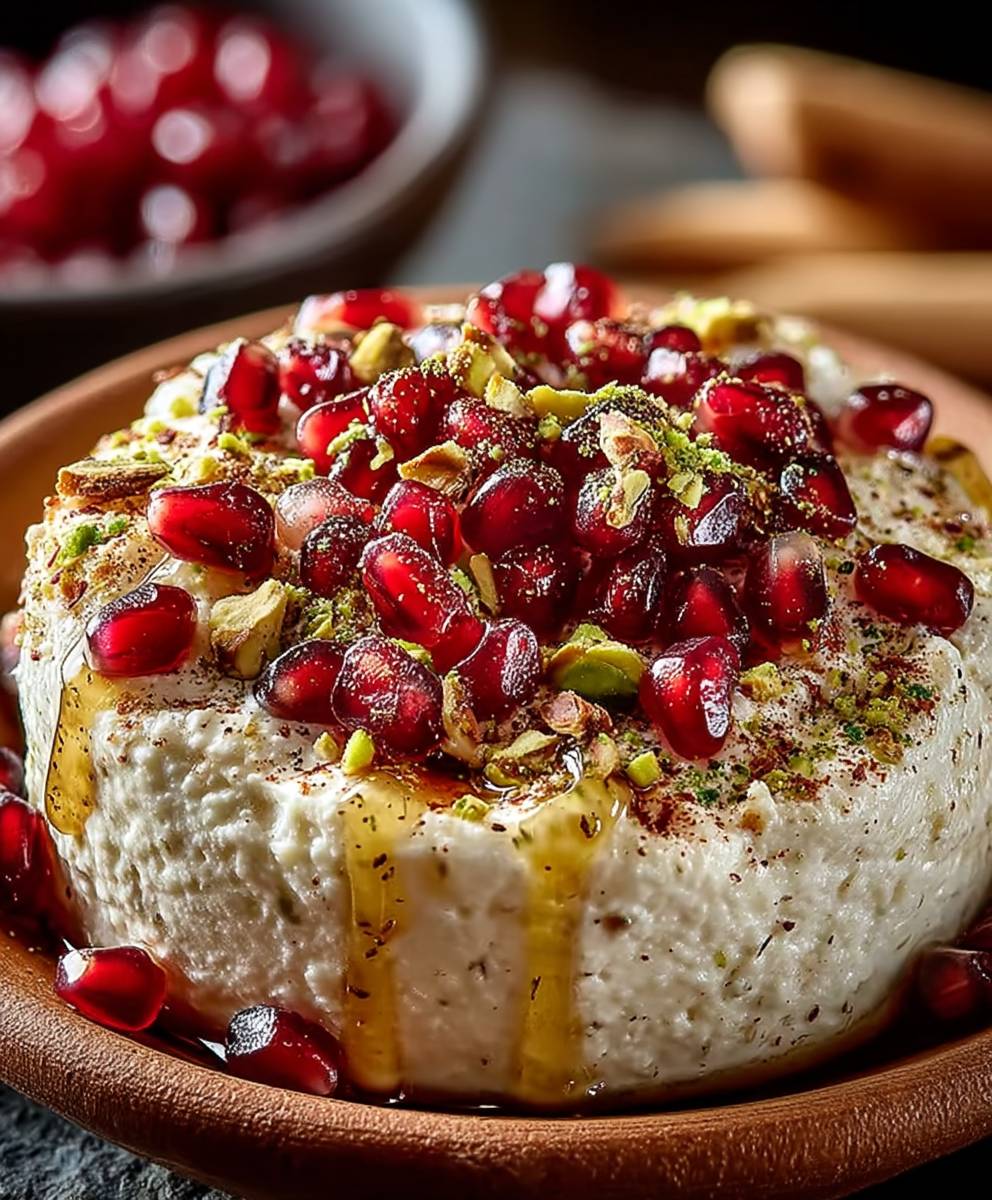 Pomegranate Pistachio Whipped Feta