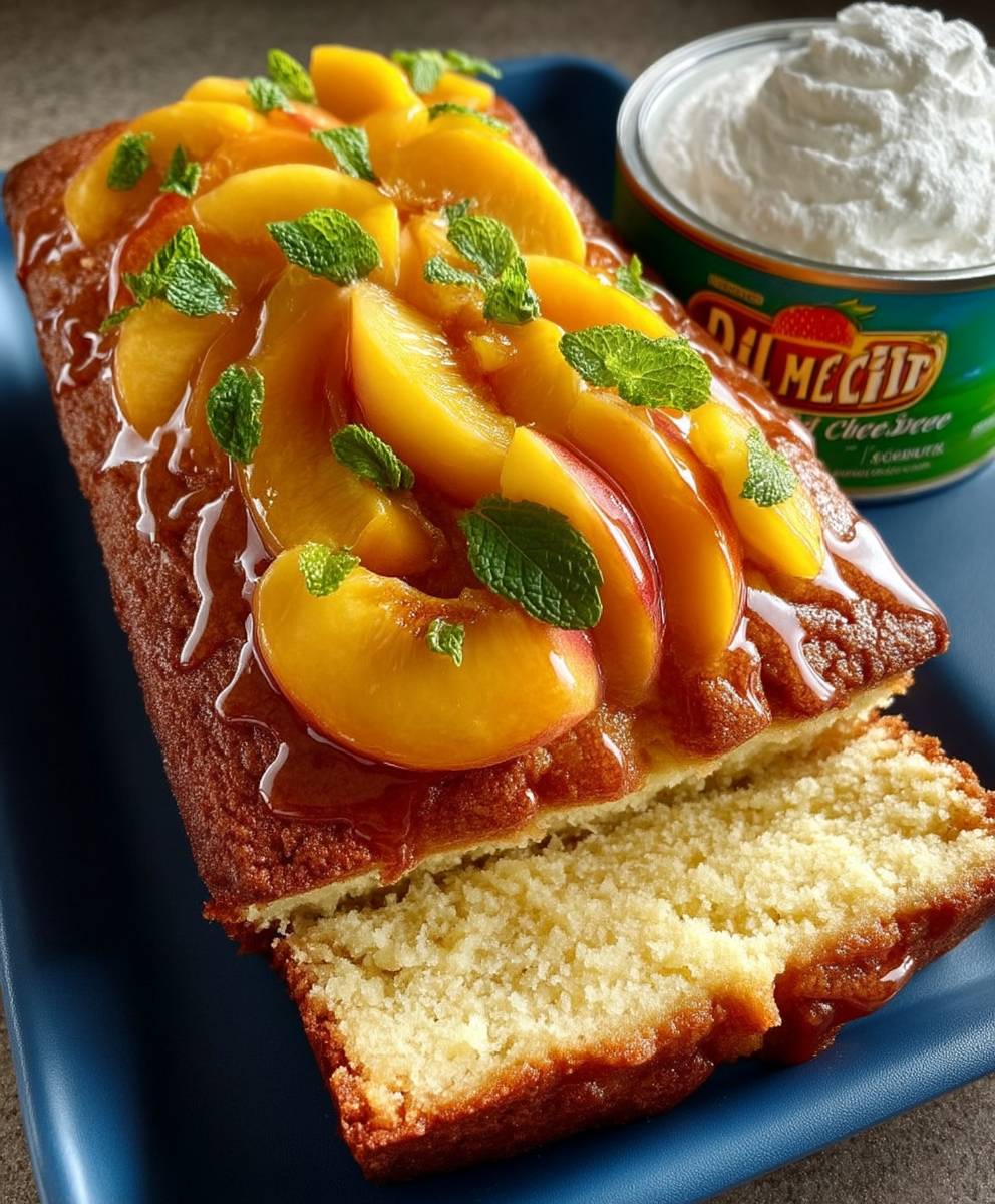 Peaches Cream Cheese Loaf