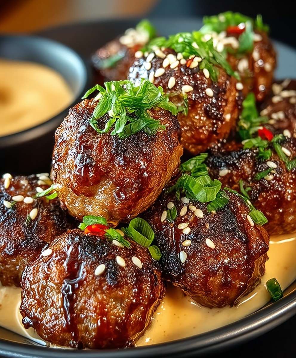 Korean BBQ Meatballs