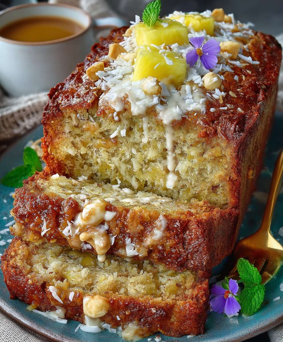 Hawaiian banana bread