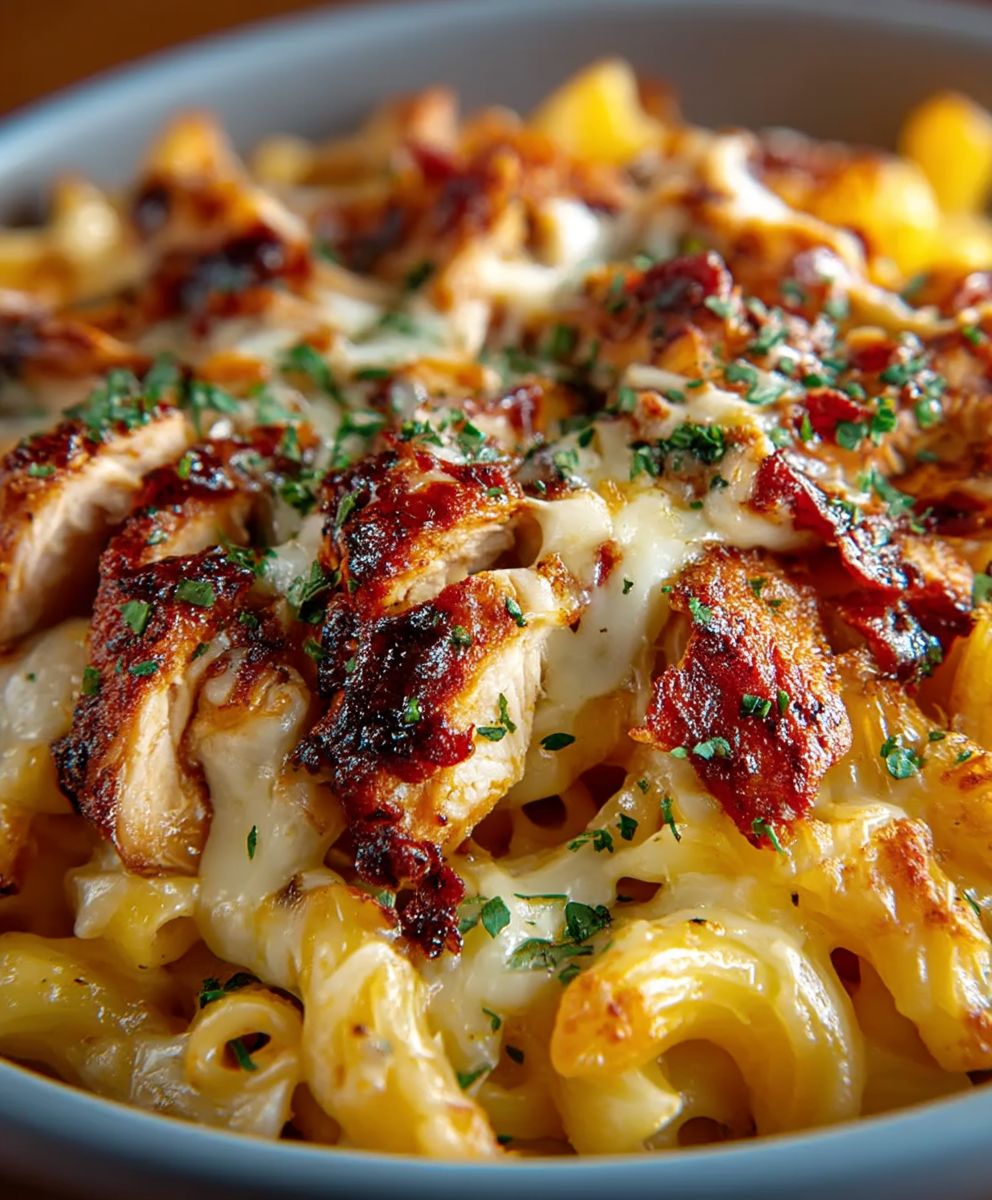 BBQ Chicken Mac Cheese