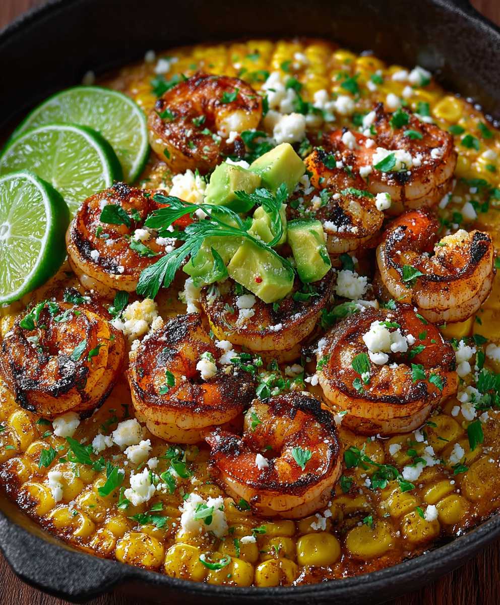 Mexican Street Corn Shrimp