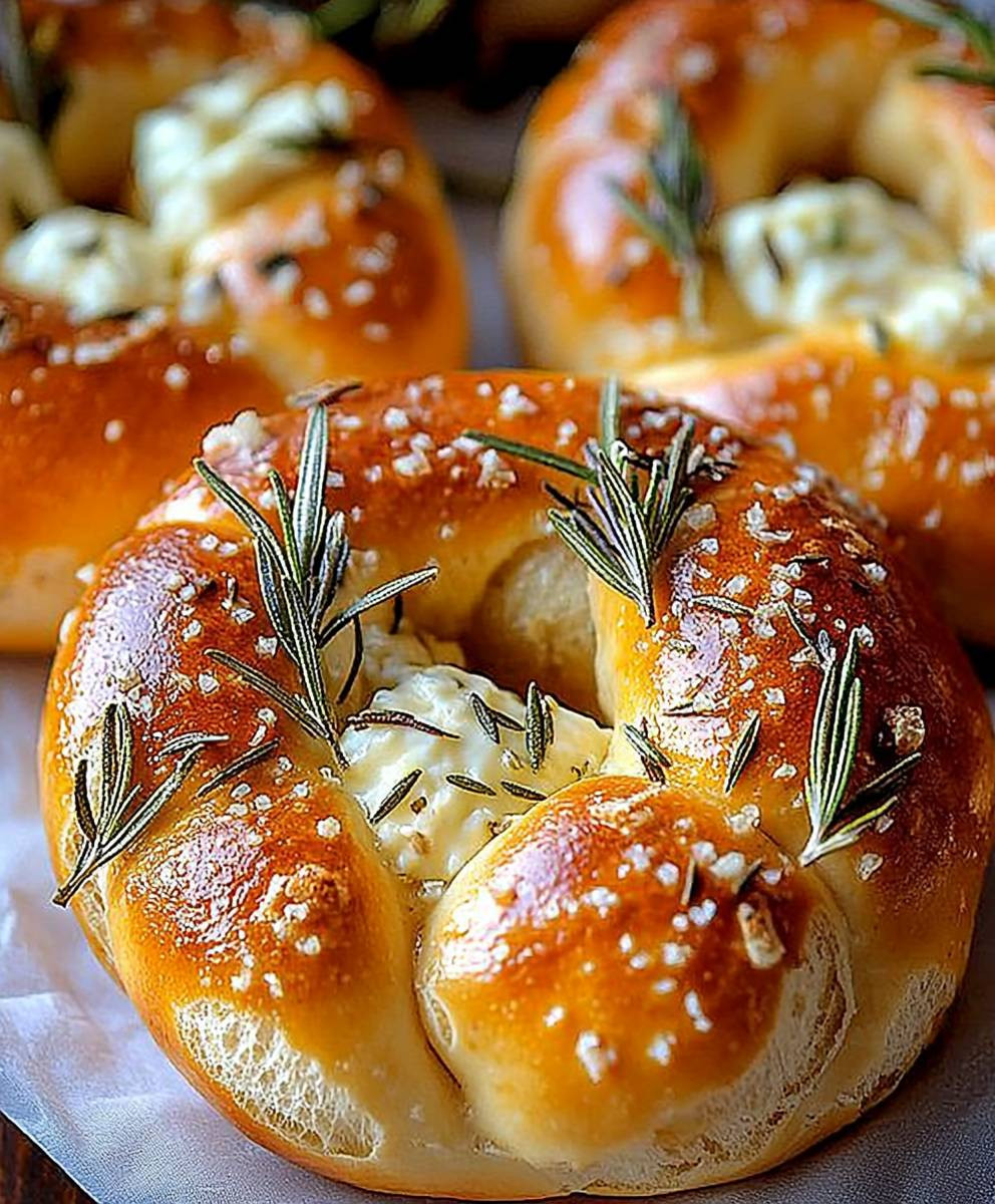 Mozzarella Stuffed Pretzels