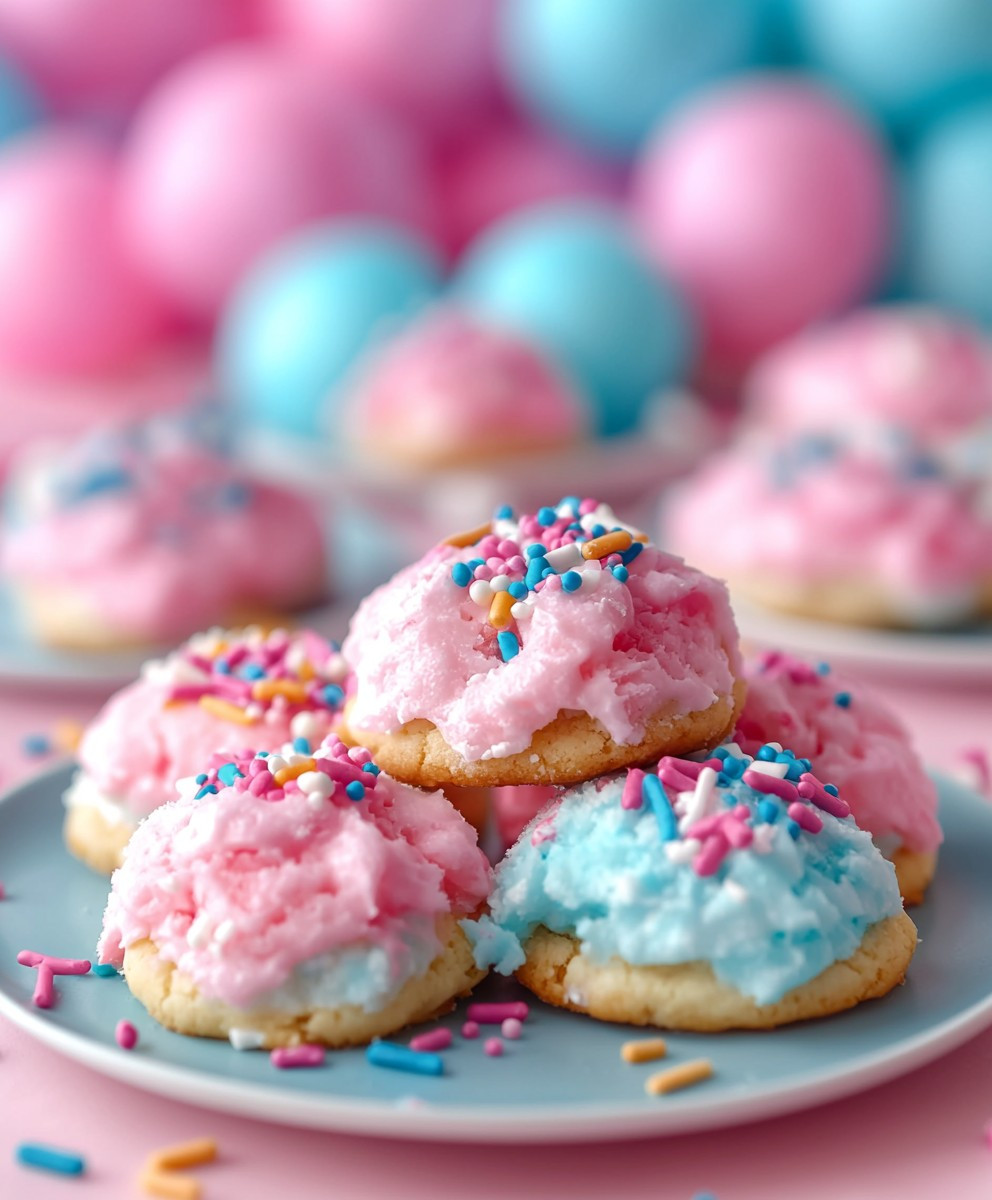 Cotton Candy Cookies