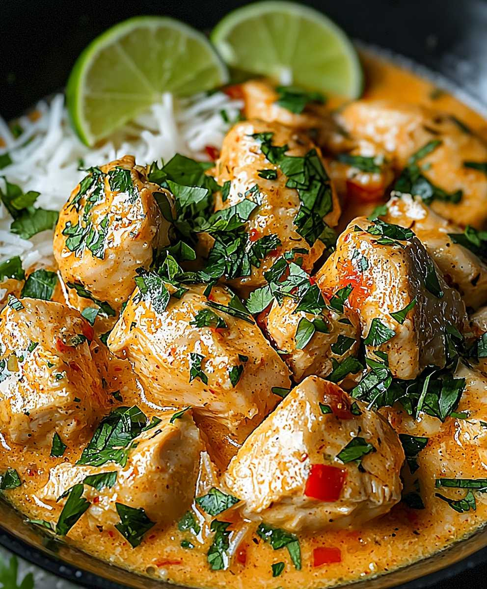Coconut Lime Chicken Dish