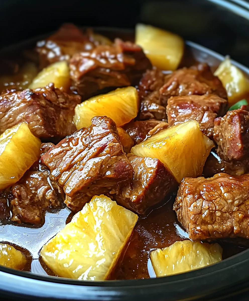 Pineapple Pork Slow Cooker