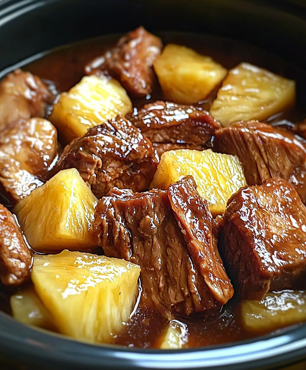 Pineapple Pork Slow Cooker