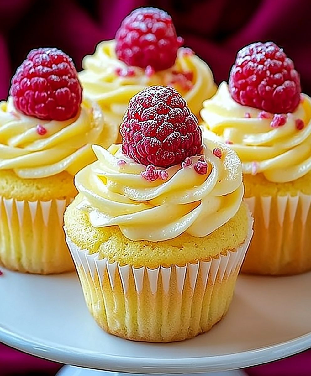 Raspberry Lemon Cupcakes