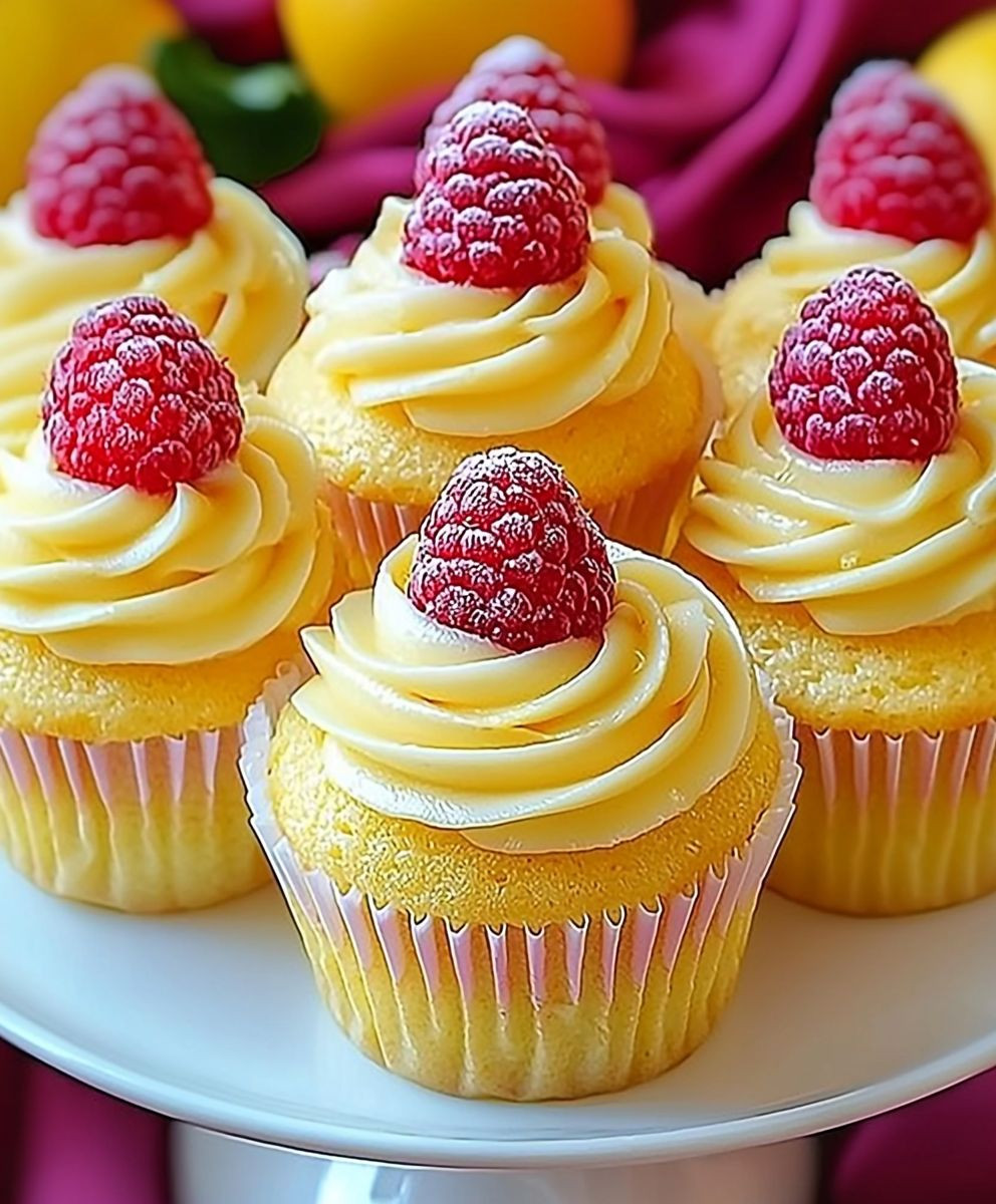 Raspberry Lemon Cupcakes