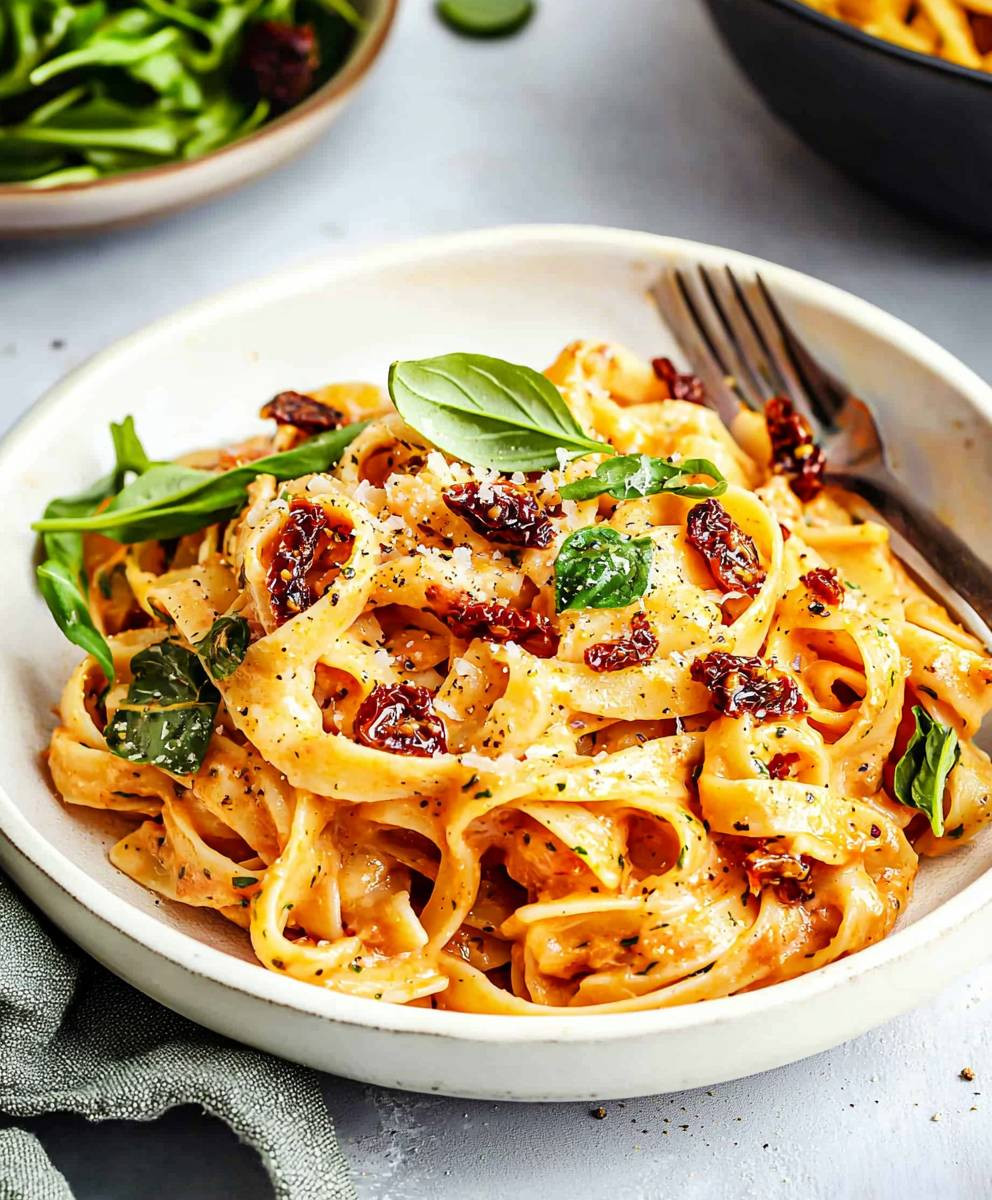 Creamy Sun-Dried Tomato Pasta