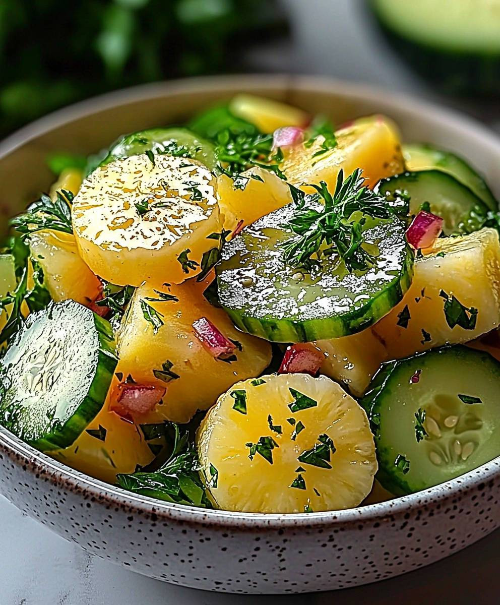 Pineapple Cucumber Salad