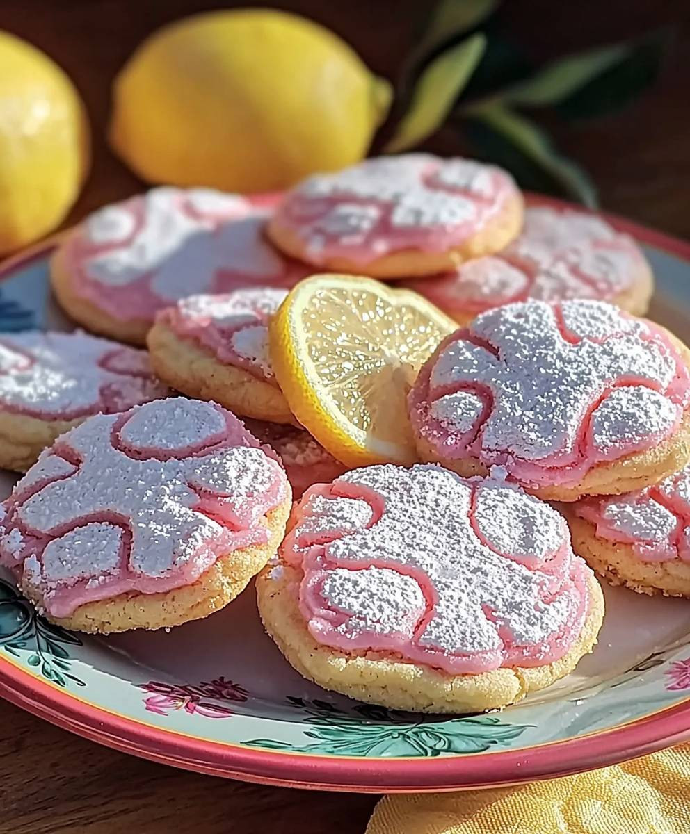 Pink Lemonade Cookies