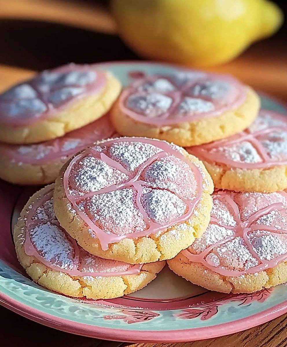Pink Lemonade Cookies