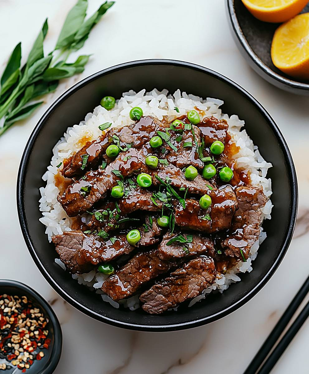 Crispy Beef Rice Bowl