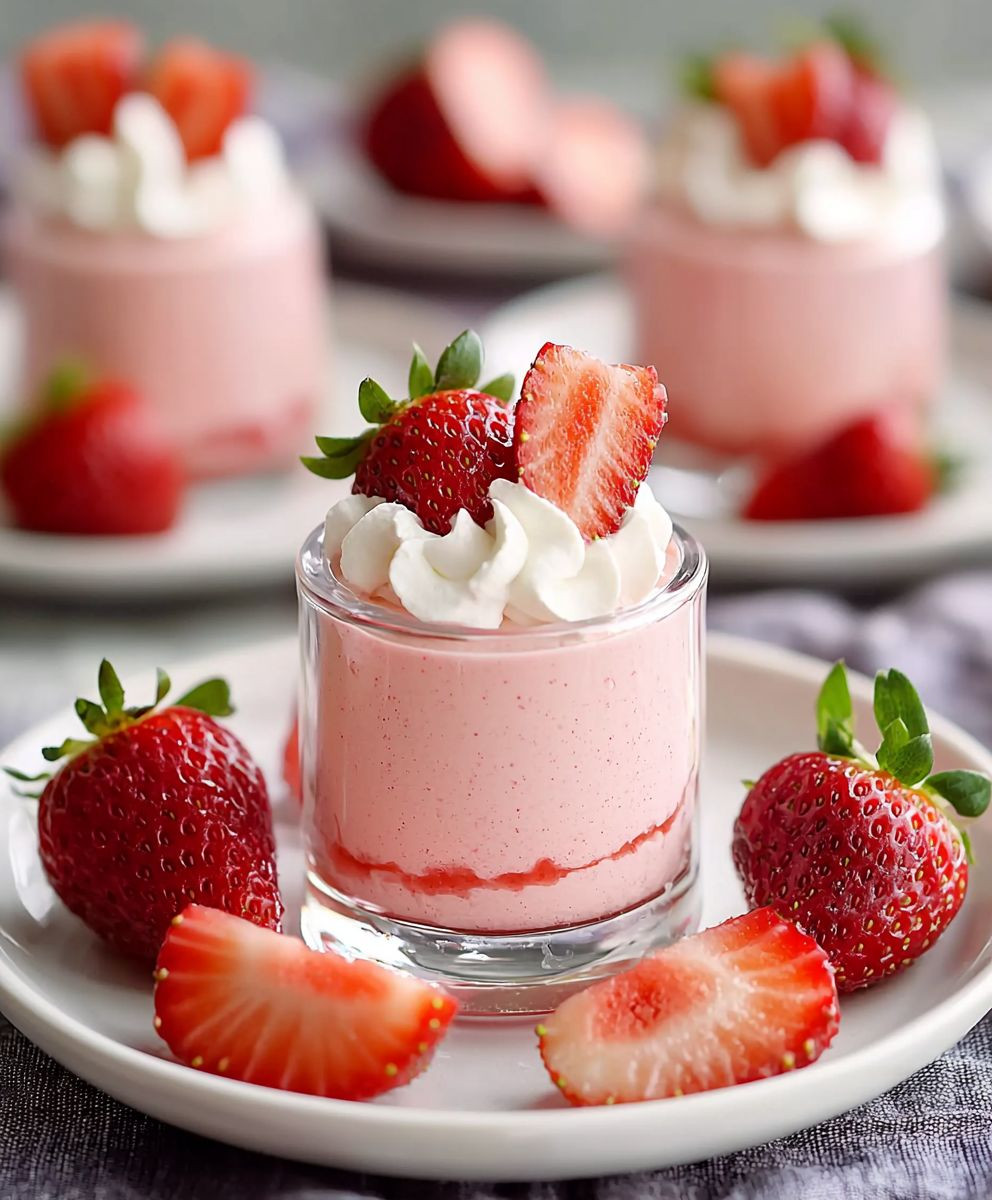 Strawberry Mousse Dessert