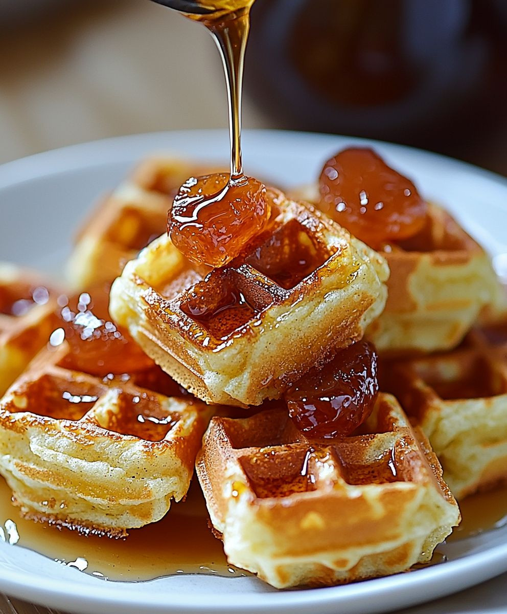 Cornbread Waffle Bites