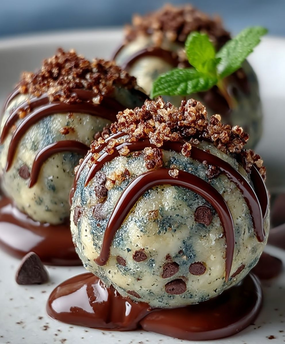 Mint chocolate chip protein