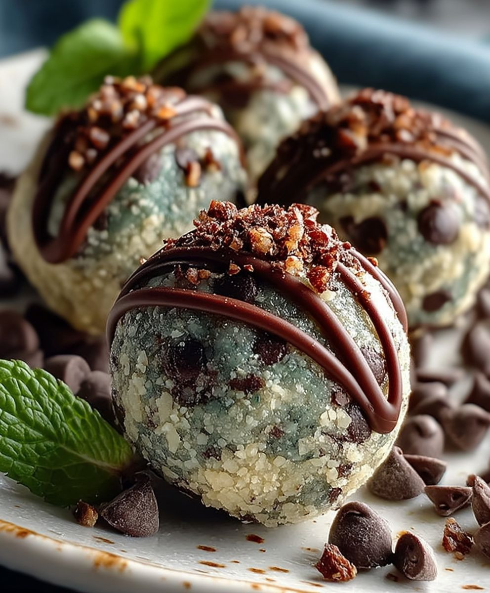 Mint chocolate chip protein
