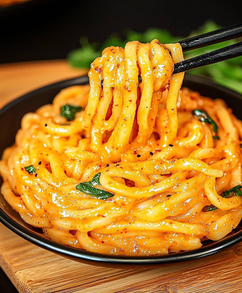 Creamy Gochujang Udon