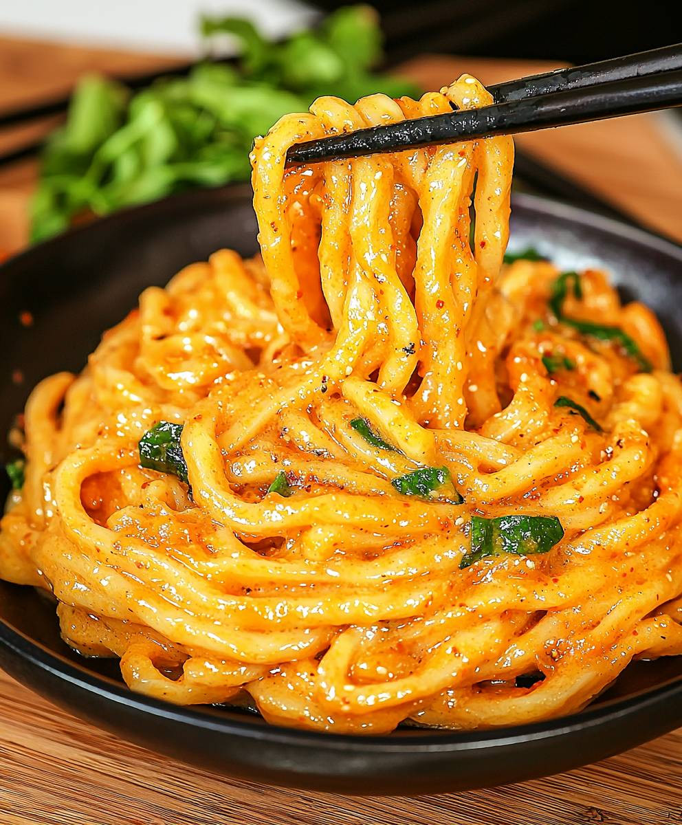 Creamy Gochujang Udon
