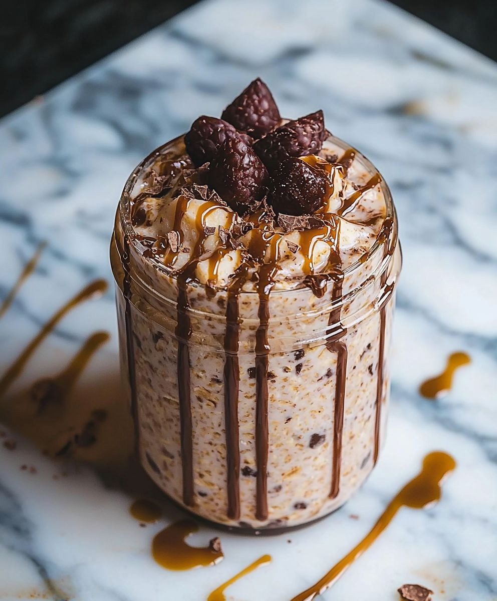 Brownie Batter Overnight Oats