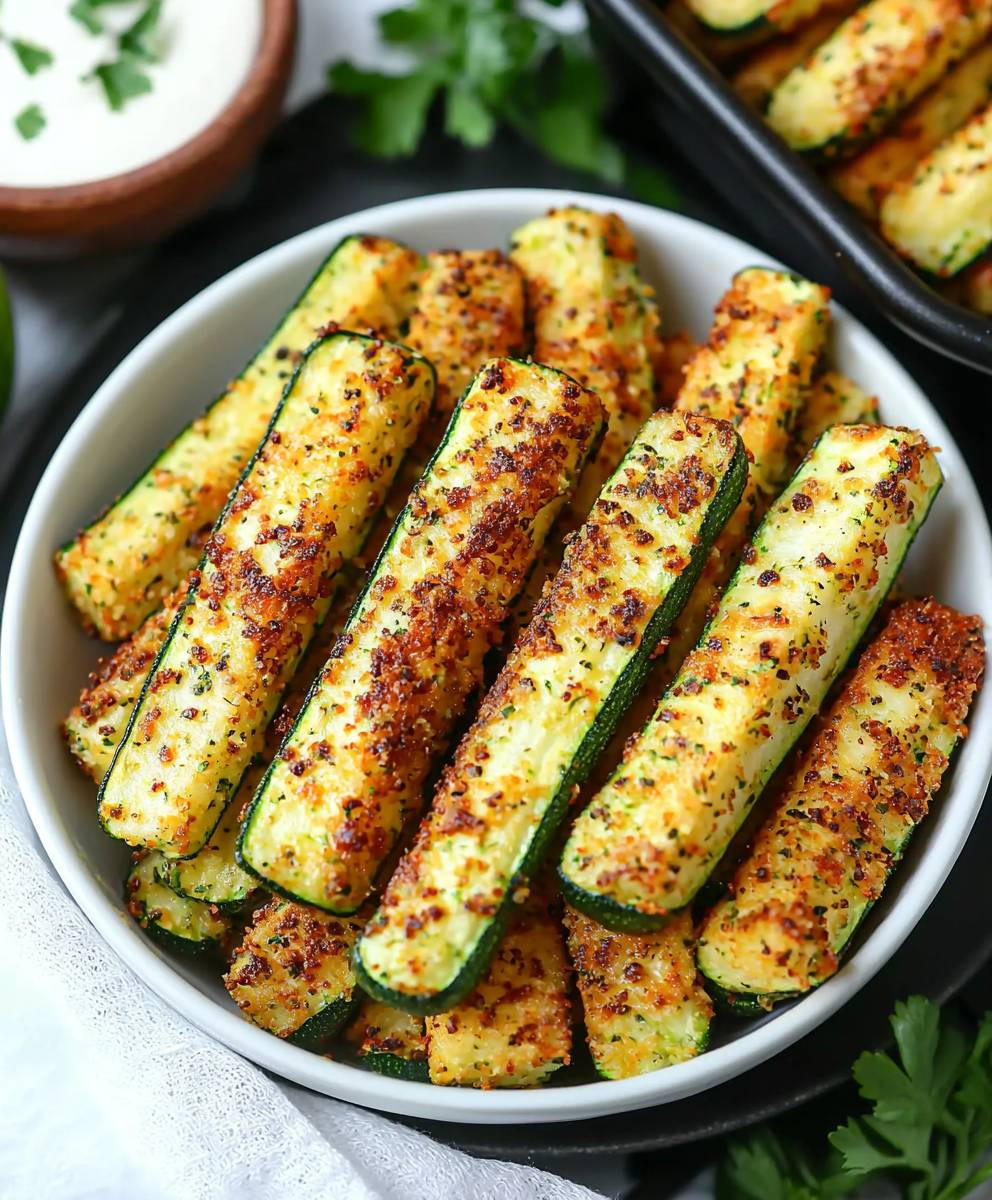 Low Calorie Zucchini Fries
