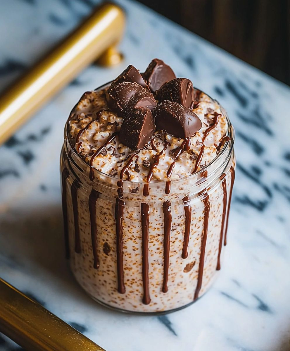 Brownie Batter Overnight Oats