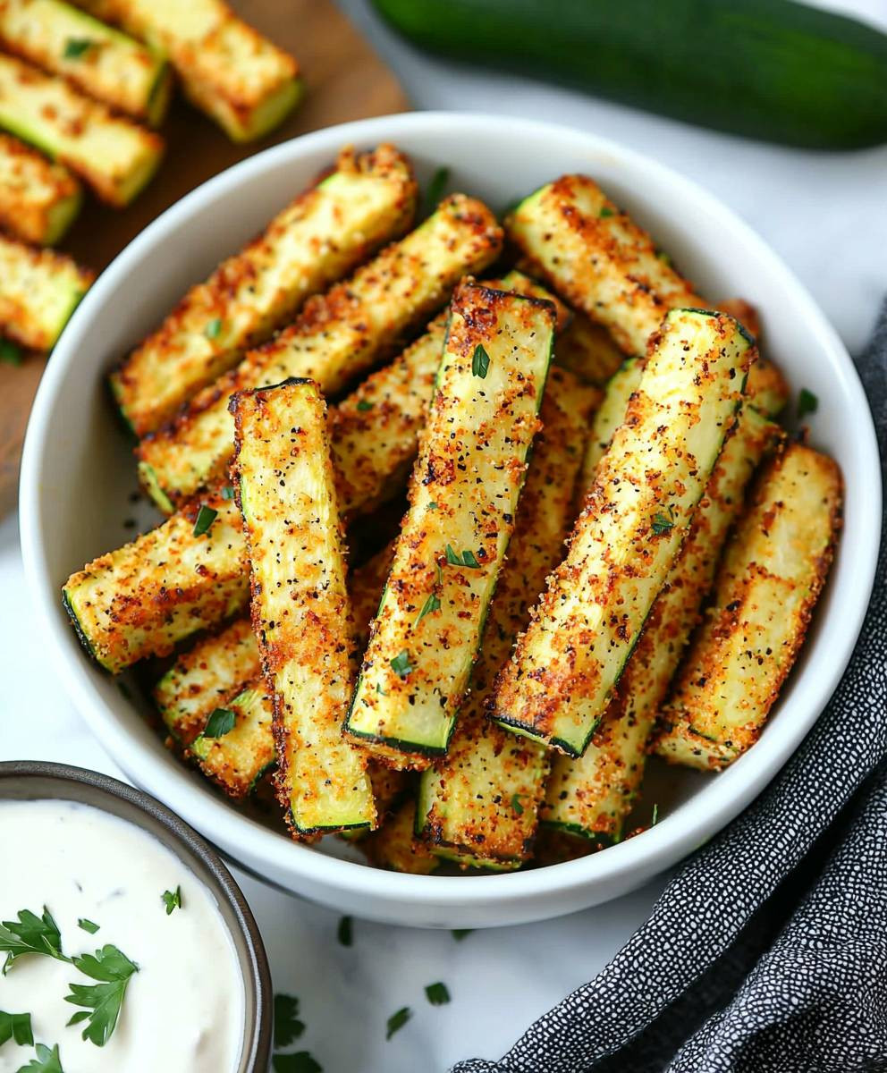 Low Calorie Zucchini Fries