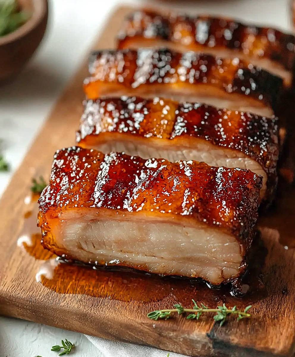 Caramelized Honey Glazed Pork