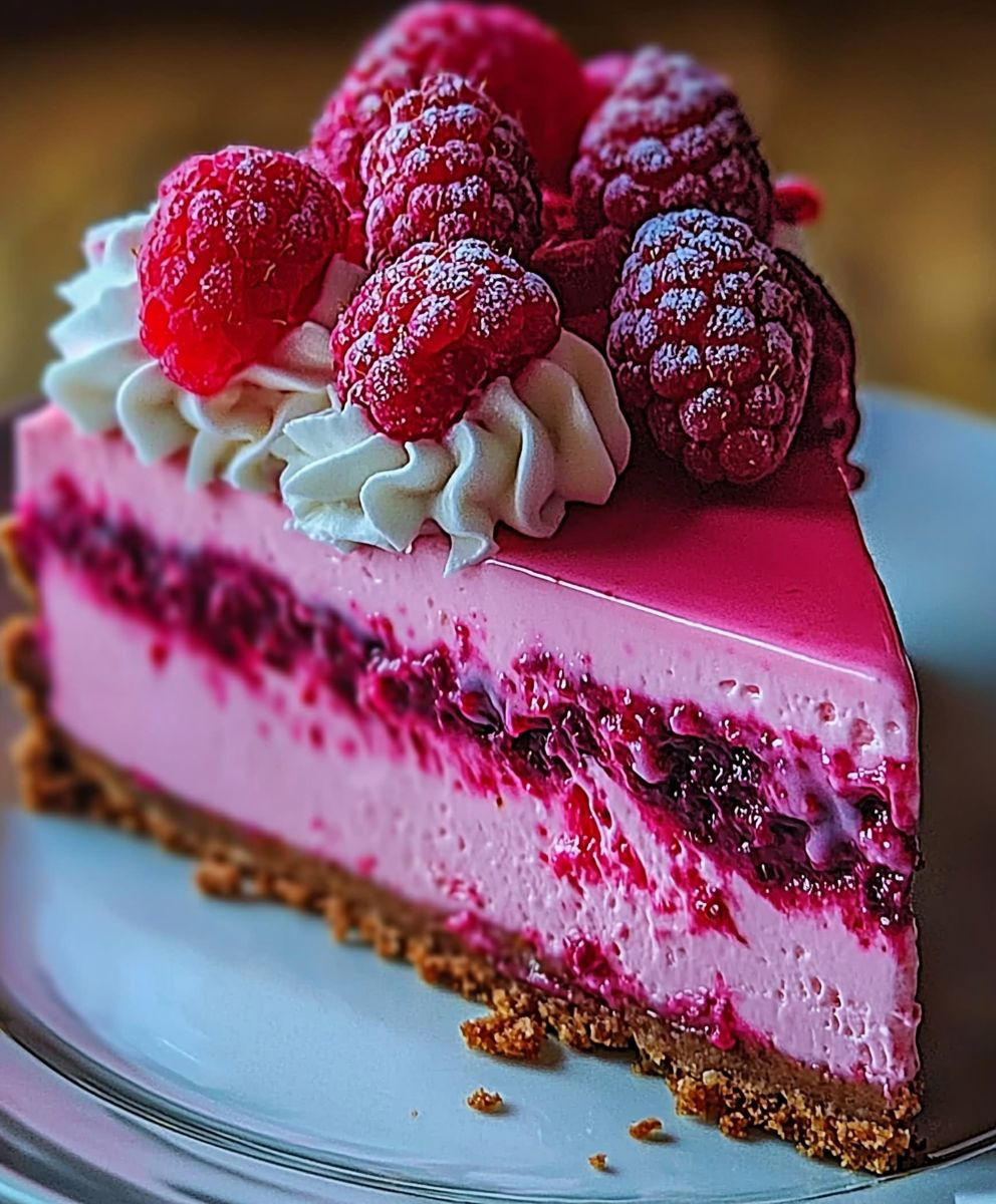 Pink Velvet Raspberry Cheesecake