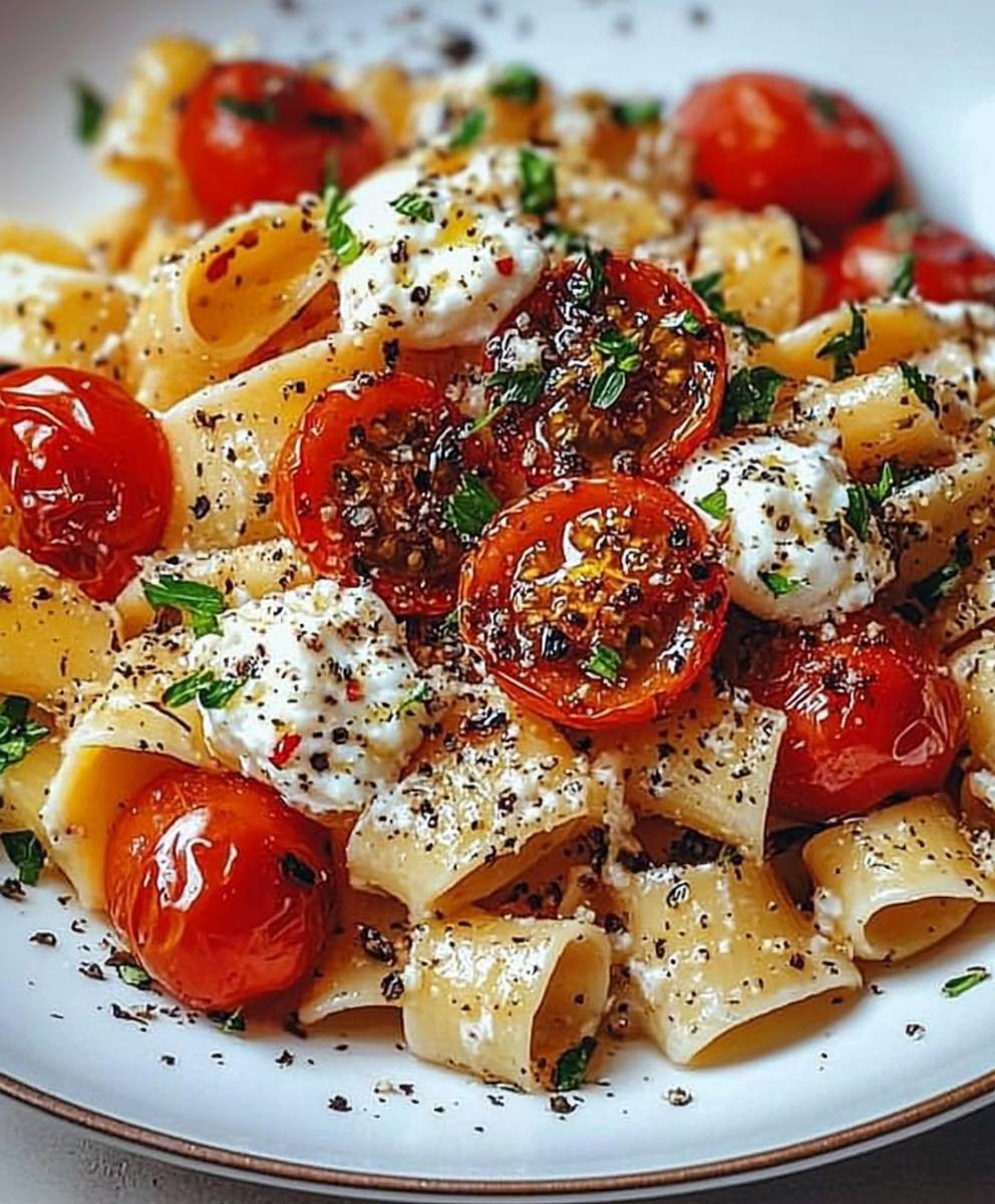 Roasted Tomato Garlic Pasta